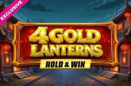 4 Gold Lanterns Hold & Win